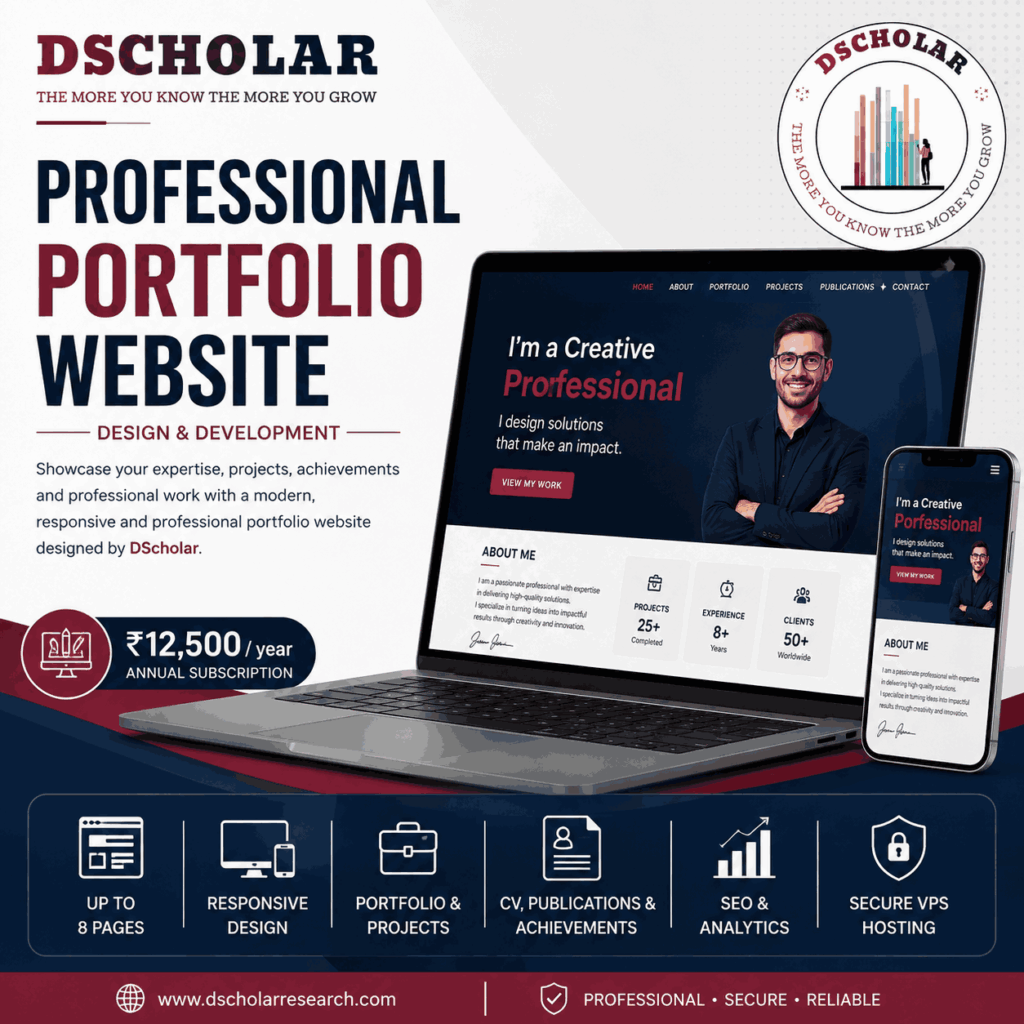 Professional Portfolio Website Design and Development