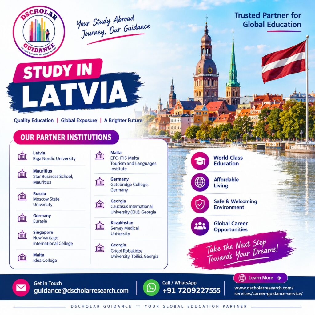 🇱🇻 STUDY IN LATVIA WITH DSCHOLAR GUIDANCE! 🎓🌍 🇱🇻 STUDY IN LATVIA